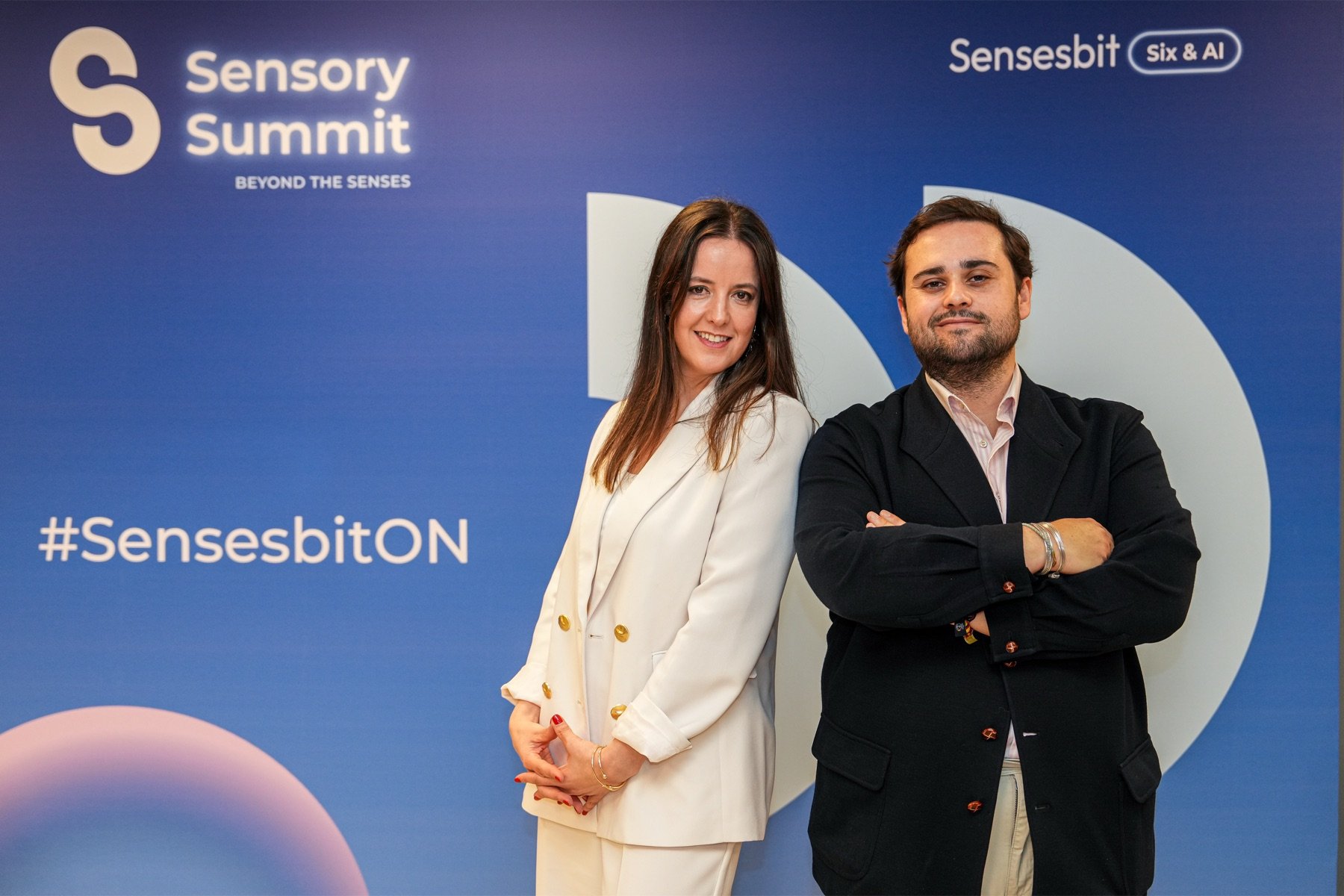 Maruxa Quiroga e Isidro Villar en el Sensory Summit de Sensesbit